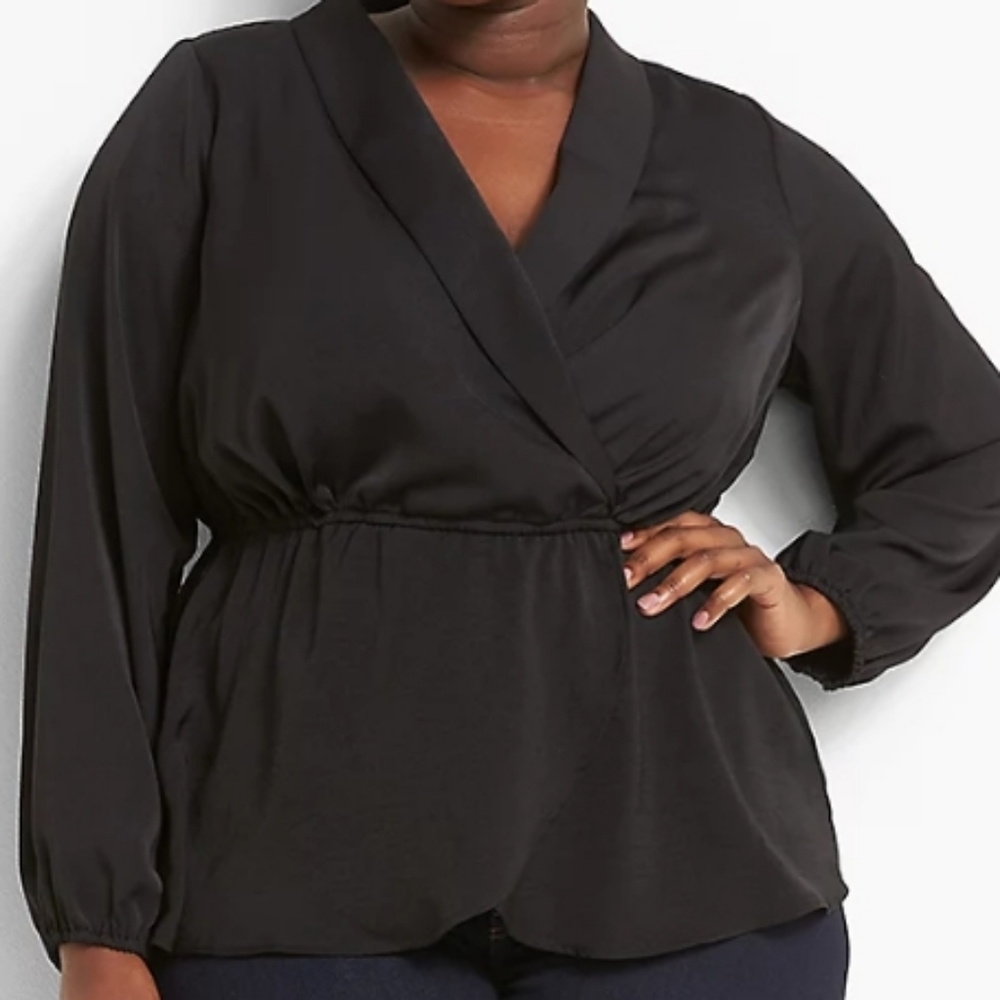 Lane Bryant Surplice Blouse